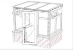 Lean-to DIY Conservatory - 2500mm x 1800mm